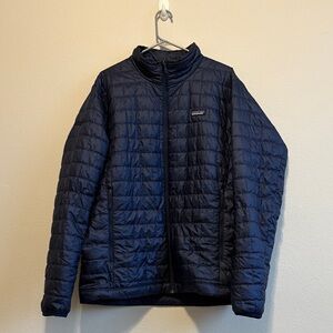 Patagonia Men's Navy Puffer Jacket